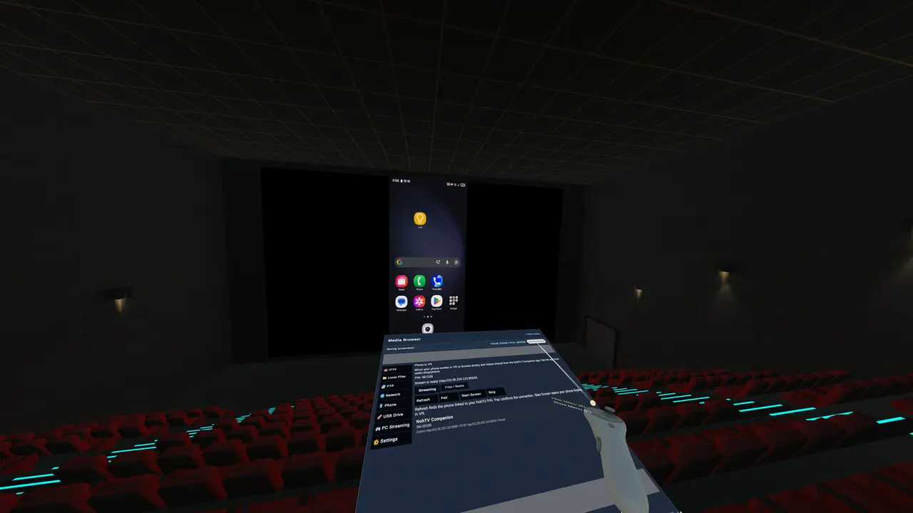 Phone mirror thumbnail